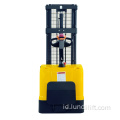 1.5t/4m Pallet Stacker Model Truk Forklift Elektronik Kecil